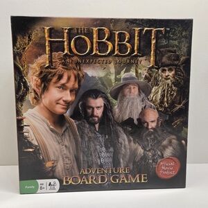 The Hobbit Board Game An Unexpected Journey Opened But Never Used Official Movie